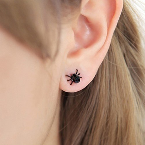 Hoa tai hình nhện thiết kế 3D cho nữ