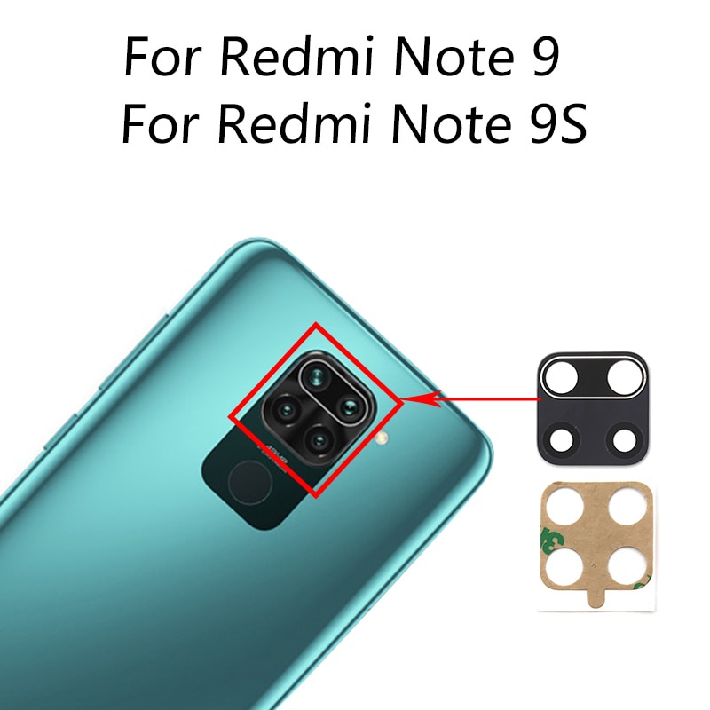 Ốp Điện Thoại Mặt Kính Có Keo Bảo Vệ Camera Cho Xiaomi Redmi Note 9 9S 8T Redmi Note 9 Pro Max