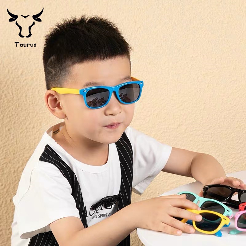 Kính phân cực trẻ em đơn giản, kính silicone trẻ em thoải mái và thời trang