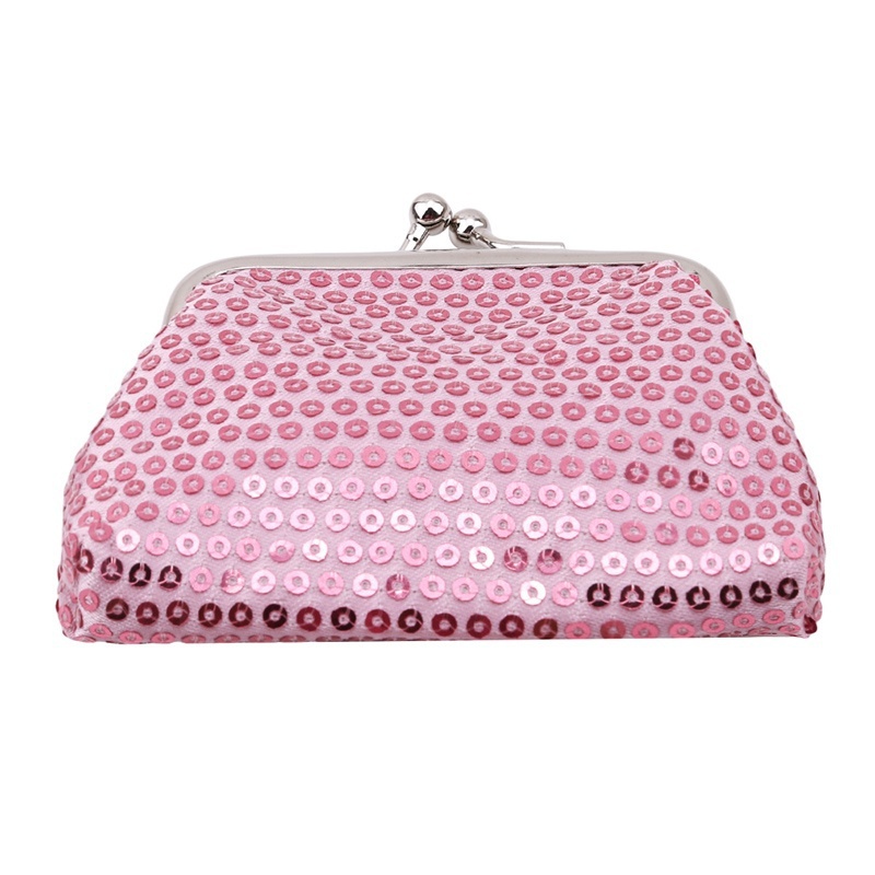 Ví Nữ Cầm Tay Đính Kim Sa Lấp Lánh