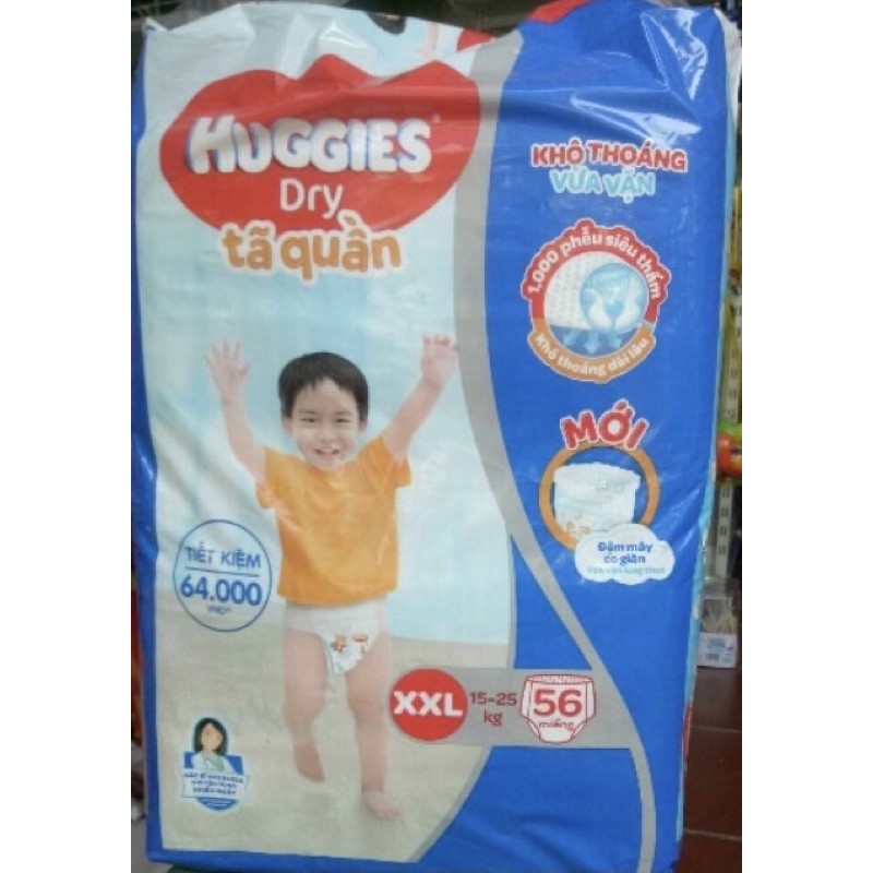 Tả quần Huggies size XXL- 56 miếng