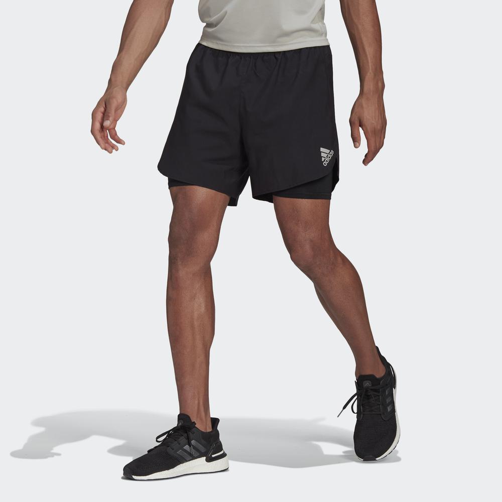 [Mã WABRADI13 - 150K - ĐH từ 1Tr]adidas RUNNING Nam adidas Fast 2-in-1 Primeblue Shorts Màu đen GN5706