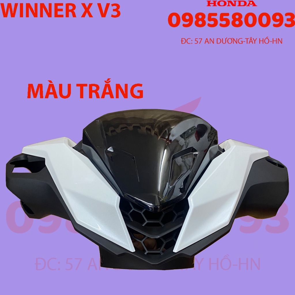 Bộ đầu Winner X 2022, NHựa đầu winner v3 hàng Honda chính hãng .có thể lắp cho Winner x v2