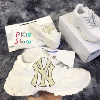 Giày thế thao 𝐌𝐋𝐁 NY chữ vàng, giày sneaker nam nữ cao cấp bản trung - hàng chuẩn FullBoxBill