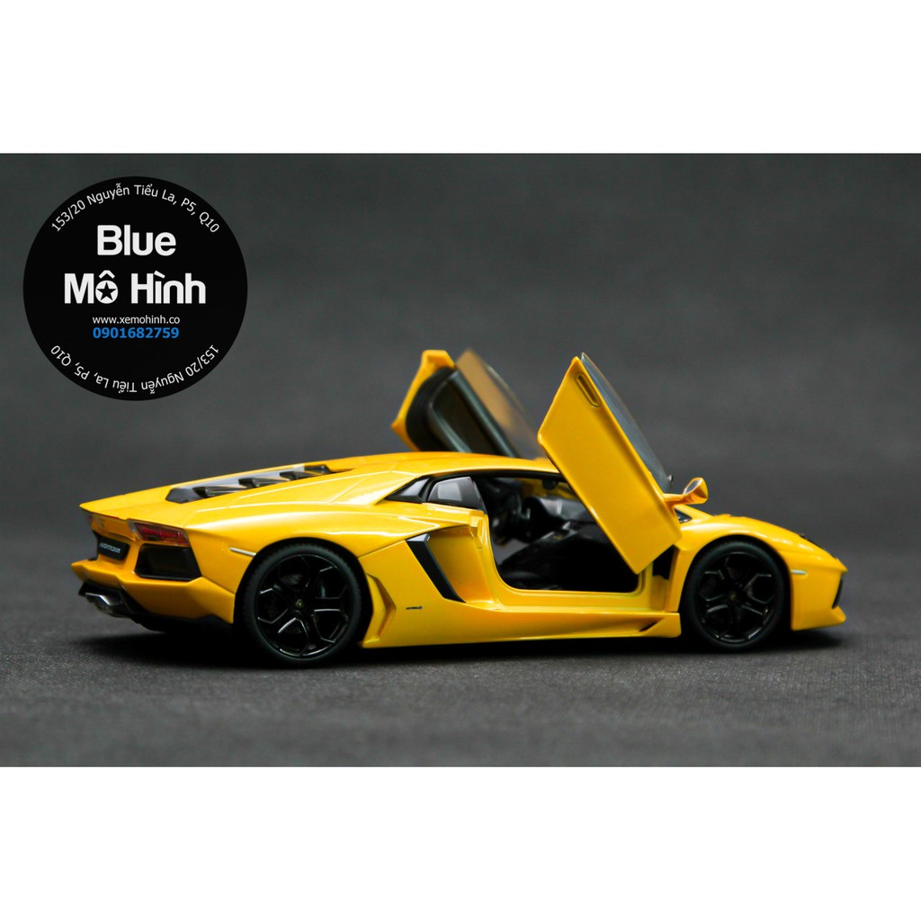 Blue mô hình | Xe mô hình Lambo Aventador LP700 Welly 1:24