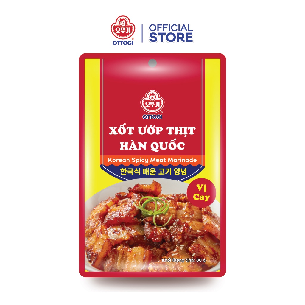 Xốt Ướp Thịt Hàn Quốc Vị Cay Ottogi 80g