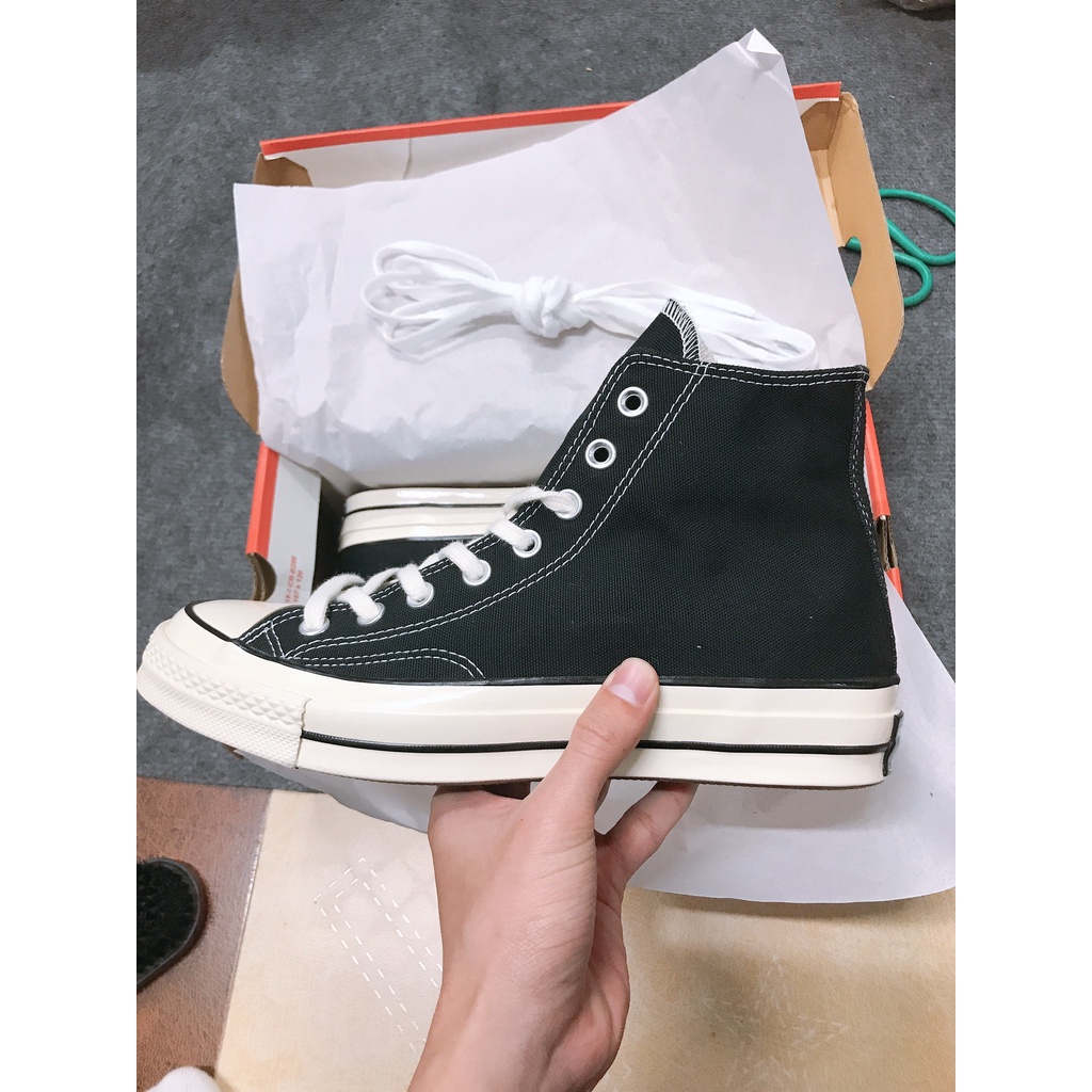 Giày Converse 1970s chính hãng màu đen cổ cao - 162050C