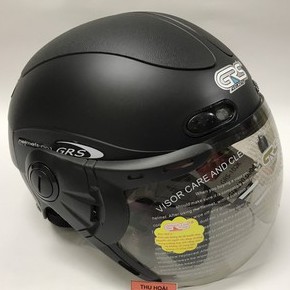 Mũ bảo hiểm GRS a33k a102k a737k liền kính nửa đầu cao cấp nón sơn 1/2 đôi nam nữ bảo vệ mắt an toàn chính hãng