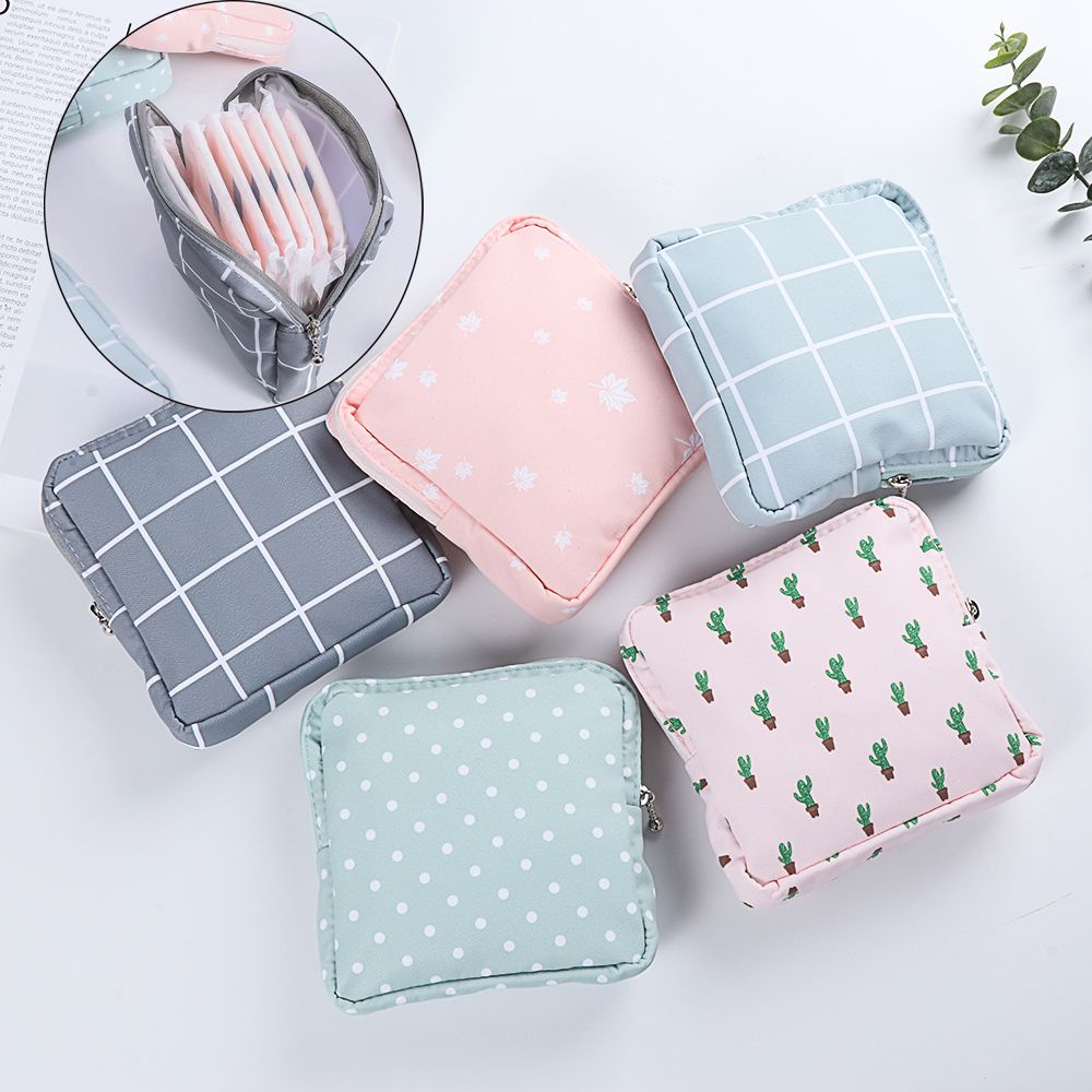 Túi đựng băng vệ sinh / đồ trang điểm / thẻ tín dụng / khăn giấy bằng cotton cho nữ chất lượng cao