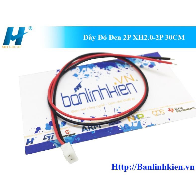 Dây Đỏ Đen 2P XH2.0-2P 30CM