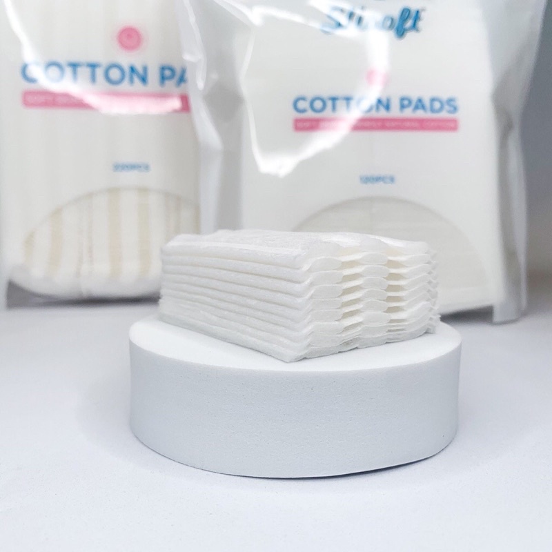 Bông Tẩy Trang Cao Cấp Slisoft Cotton Pad 120 miếng