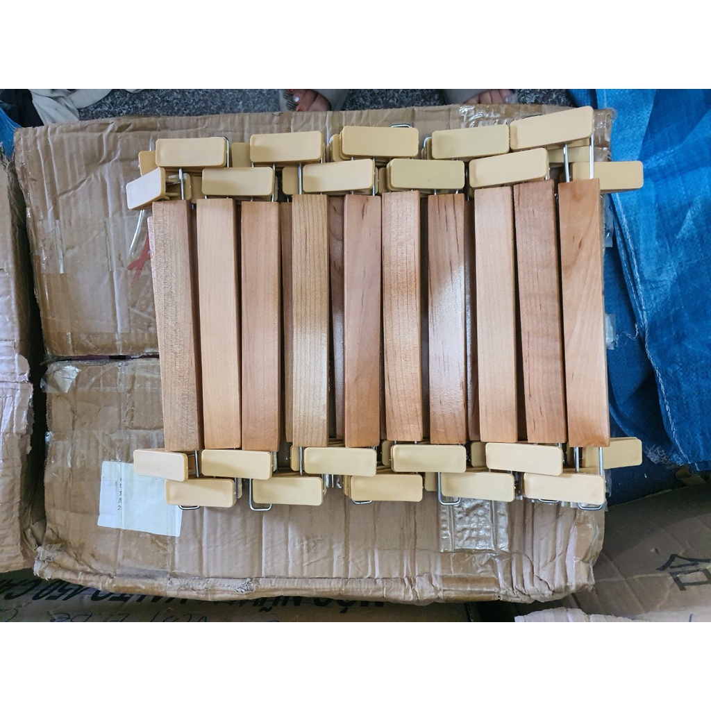 Combo 10 móc kẹp quần Gỗ - Nhựa Người Lớn đủ màu  hàng đẹp thời trang