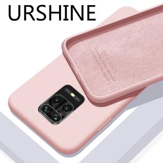 Ốp điện thoại silicon lỏng sang trọng lót nhung cho Xiaomi Redmi Note 9 Pro Max / Redmi Note 9S