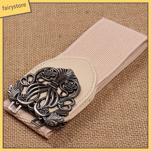 Thắt Lưng Nữ Khoá Hoa Phong Cách Retro