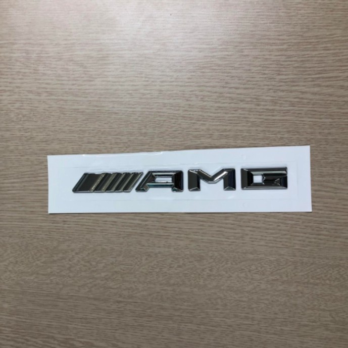 Sản Phẩm Decal 3D nhựa chữ nổi dán xe đuôi ô tô, xe hơi AMG .