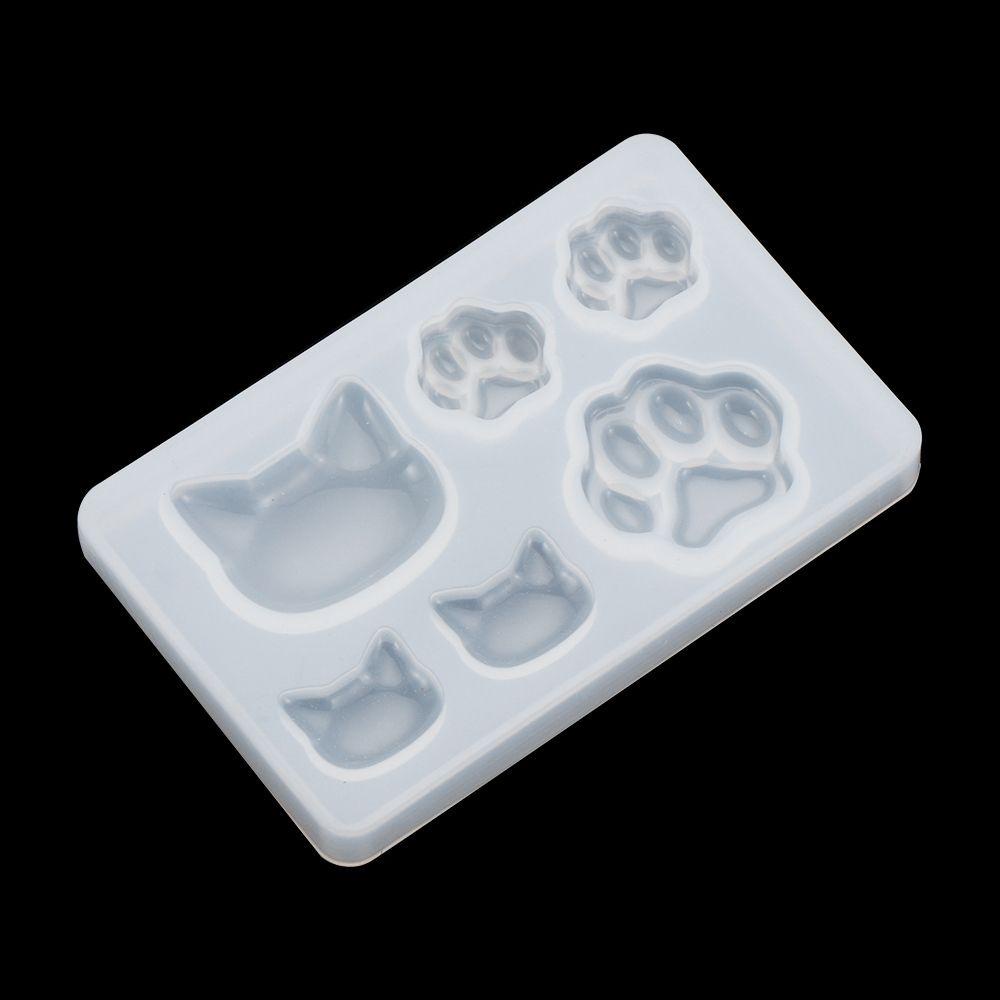 Khuôn Làm Trang Sức Bằng Nhựa Resin DIY|Đồ Trang Trí Hình Bàn Chân Mèo Bằng Nhựa Resin