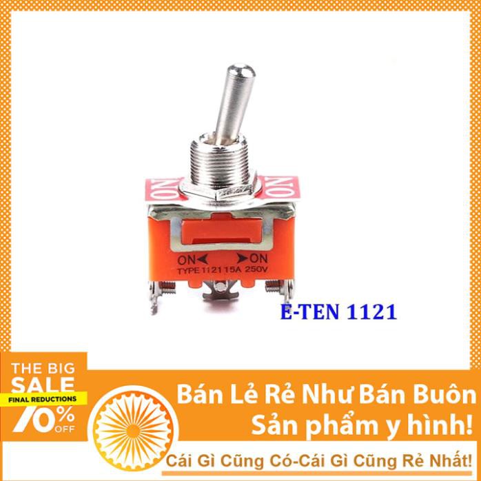 Công Tắc Gạt Đơn E-TEN1121 15A/250V 2 Chế Độ ON-OFF 3P