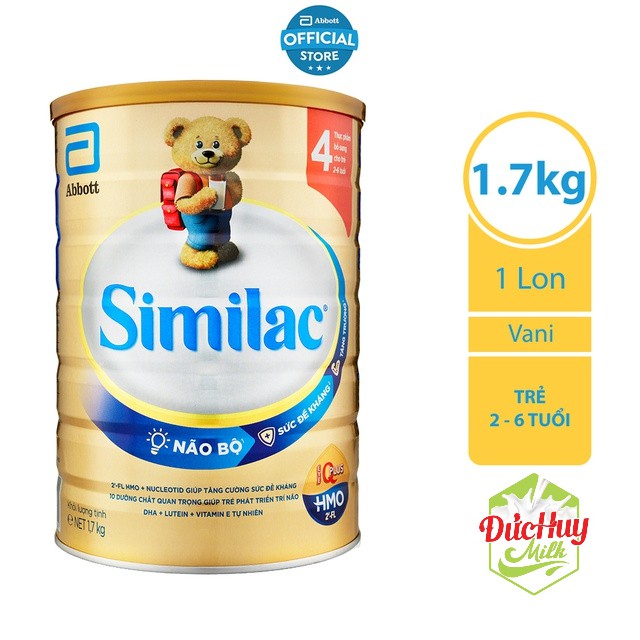 Sữa bột Abbott Similac IQ HMO 4 1.7kg_Duchuymilk