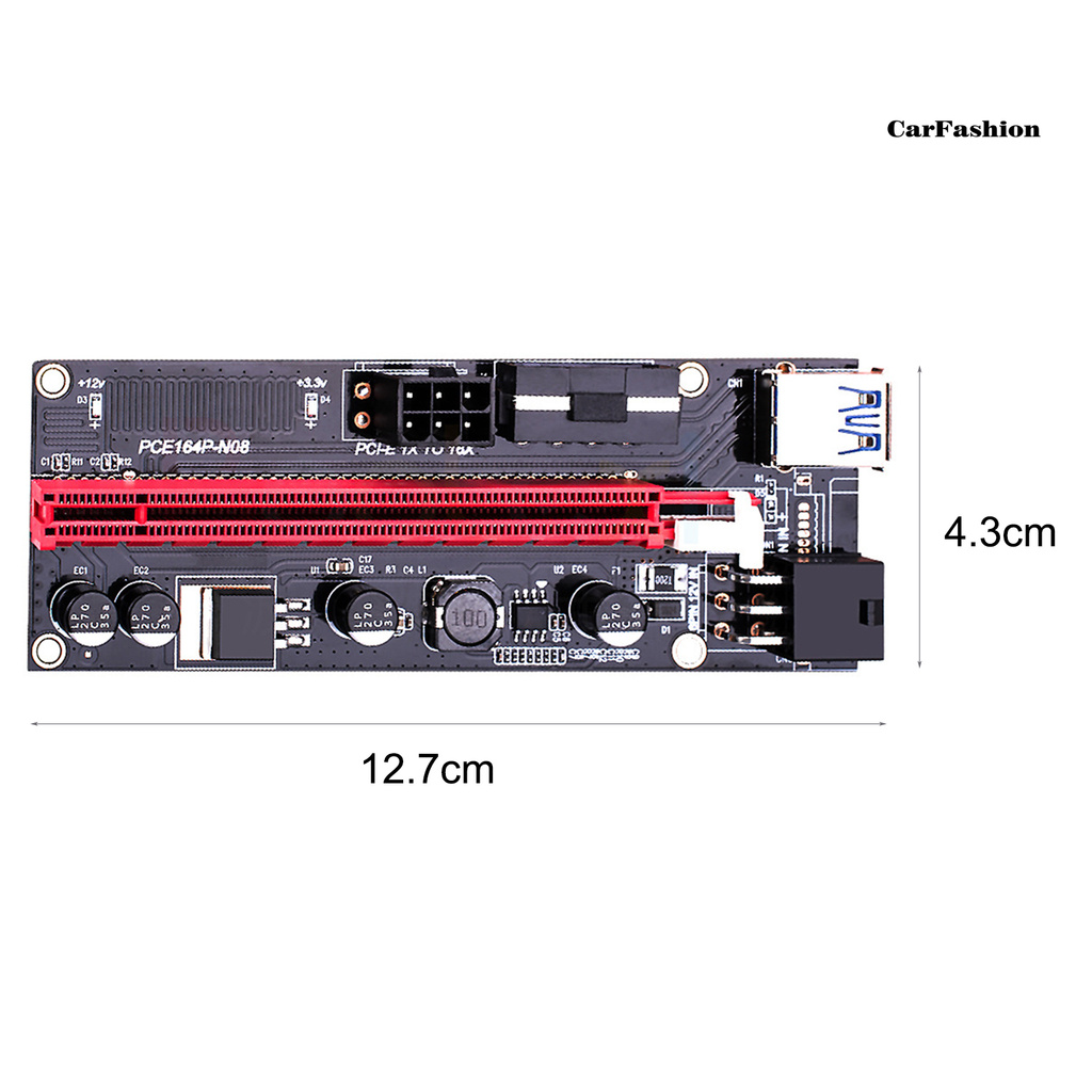 Card Chuyển Đổi Cdnp_Ver009S Usb 3.0 Pci-E 1x Sang 16x Gpu