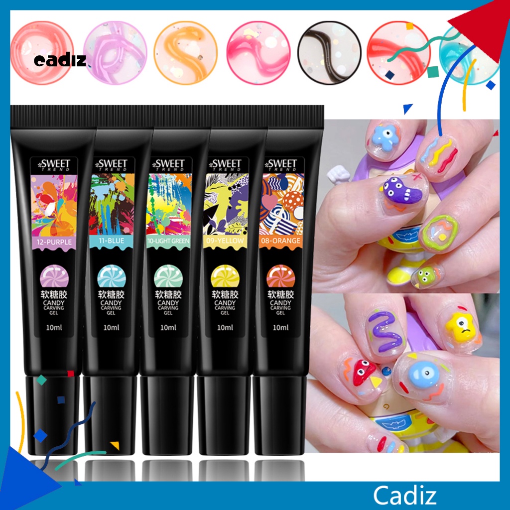 Gel Sơn Móng Tay 10ml Tạo Hiệu Ứng Đường Viền Nghệ Thuật