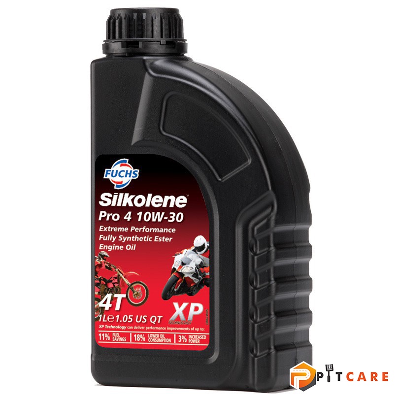 Nhớt Fuchs Silkolene Pro 4 10W40 10W30 Tem UK 3 Lớp Nhập Khẩu Chính Hãng