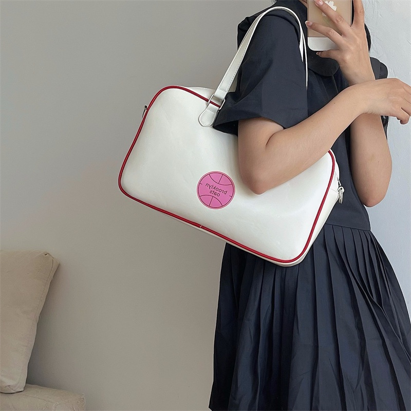 Túi Đeo Vai Cỡ Lớn In Họa Tiết Bóng Chày Thời Trang Cho Nữ