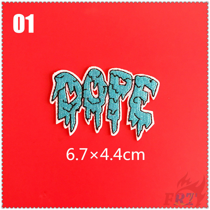 1 Sticker Ủi Thêu Chữ Vsco: Dope / Ube Me