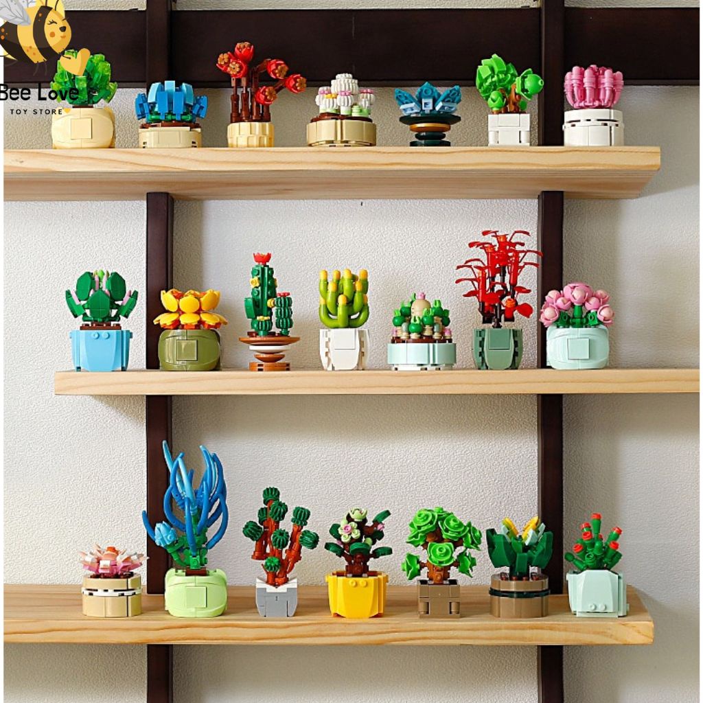 Đồ chơi lắp ráp hoa làm đồ chơi xếp hình cho bé vừa là đồ trang trí nhà cửa cho mẹ