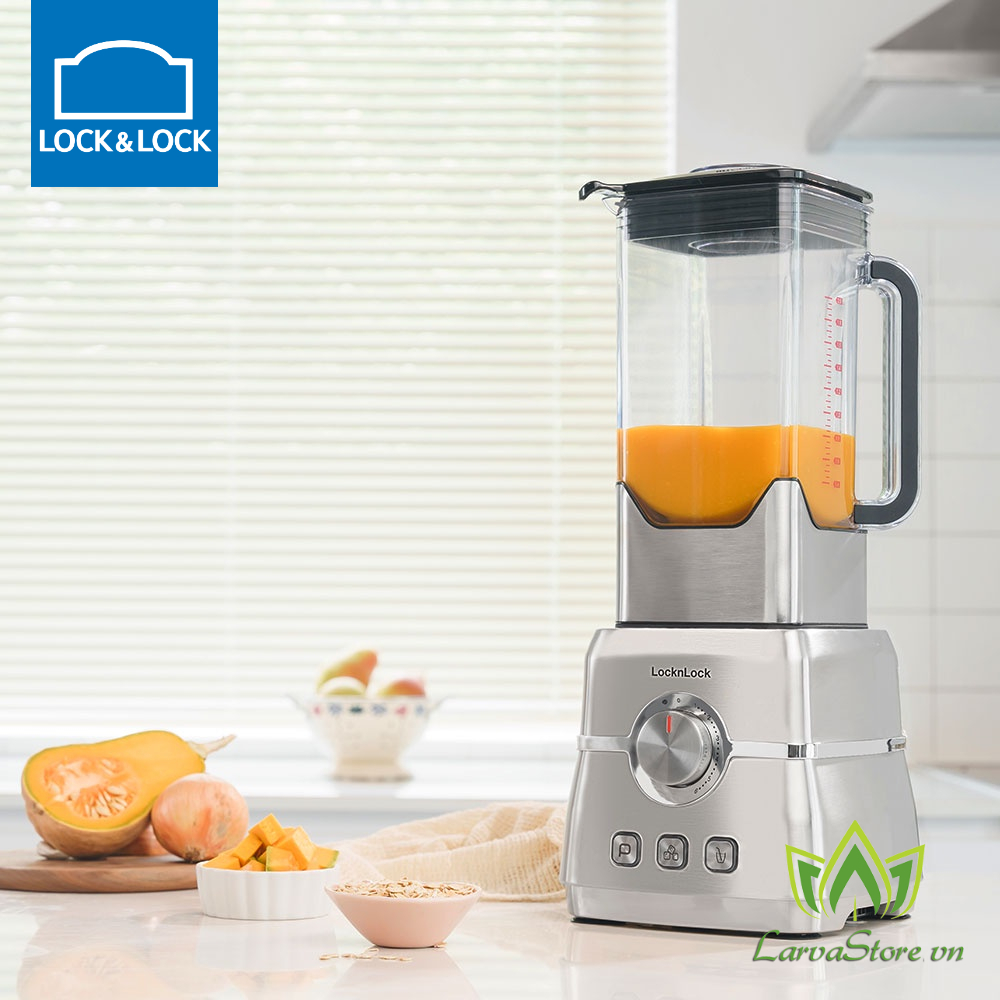 Máy Xay Sinh Tố Siểu Mạnh LocknLock Premium High Speed Blender 2000W EJM476SLV (BH Chính Hãng 2 Năm)