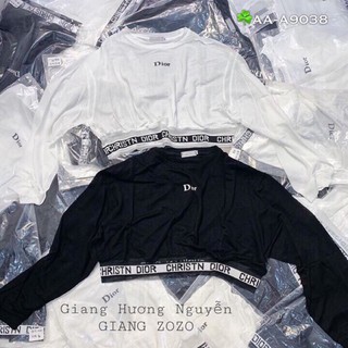 👉🏿croptop tay dài bo eo👉🏿