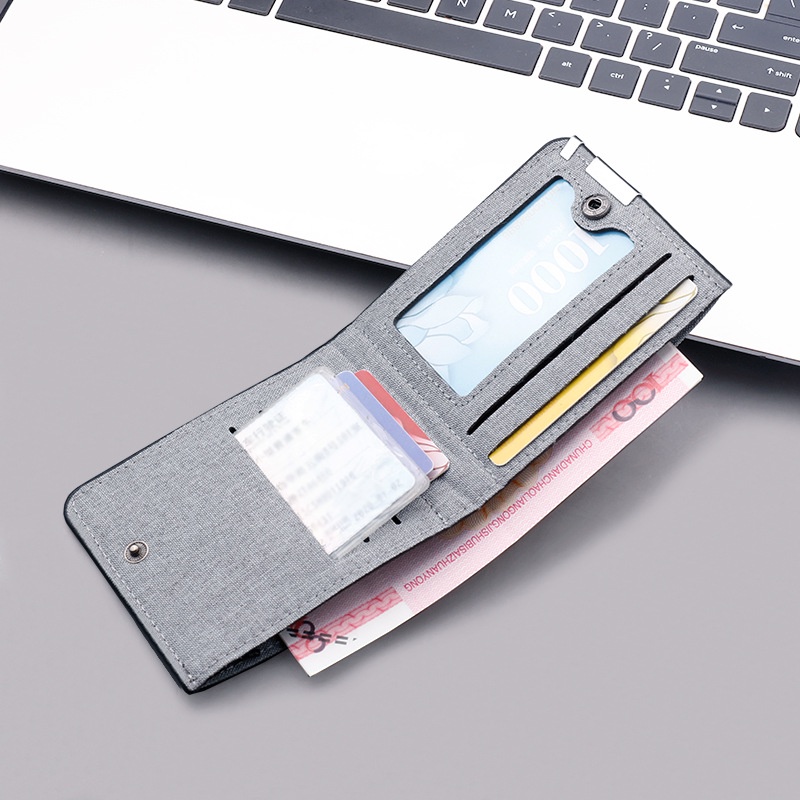 Ví nam mini ANO kiểu dáng hàn quốc siêu gọn, tiện lợi nhiều ngăn VD033