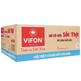 Thùng 18 khay mì xào hải sản Vifon 90g