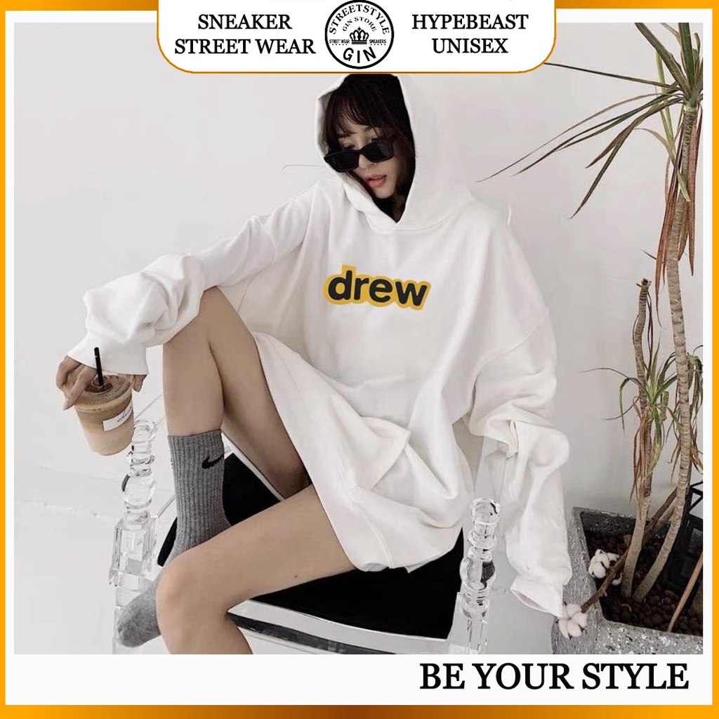 Áo hoodie Drew form rộng nam nữ phong cách ulzzang hàn quốc - Gin Store