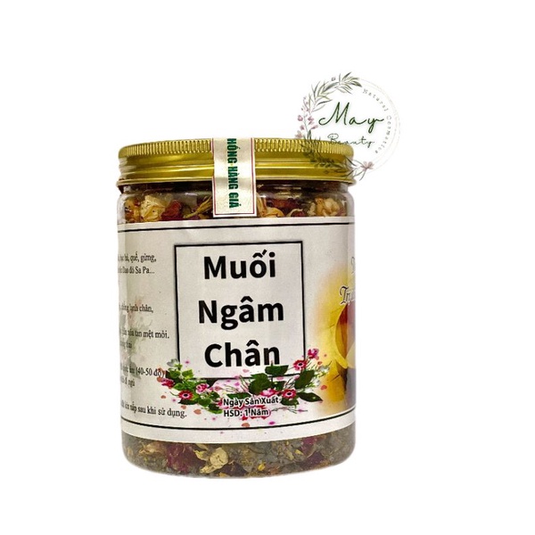 1kg Muối đen ngâm chân thảo dược thiên nhiên handmade