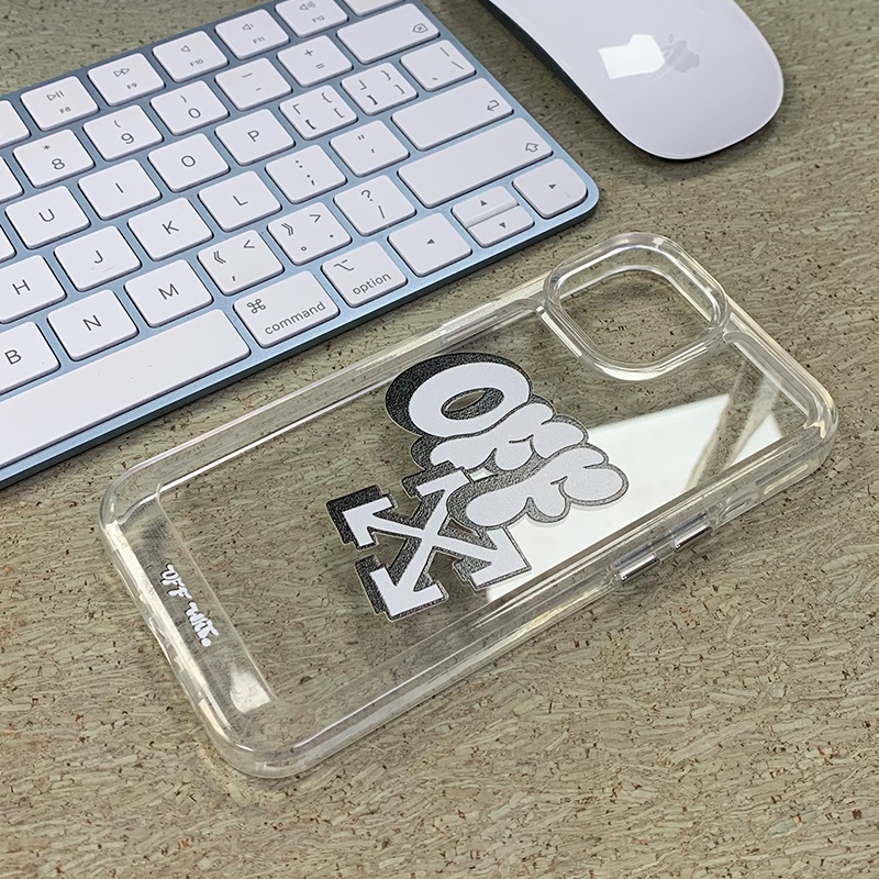 Ốp Điện Thoại Chống Sốc Họa Tiết OFF-WHITE Cho iPhone 11 13 12 X XS Pro Max XR 12 13