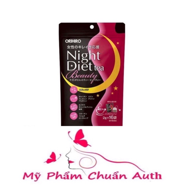 Trà giảm cân Night Diet Beauty Orihiro Nhật Bản