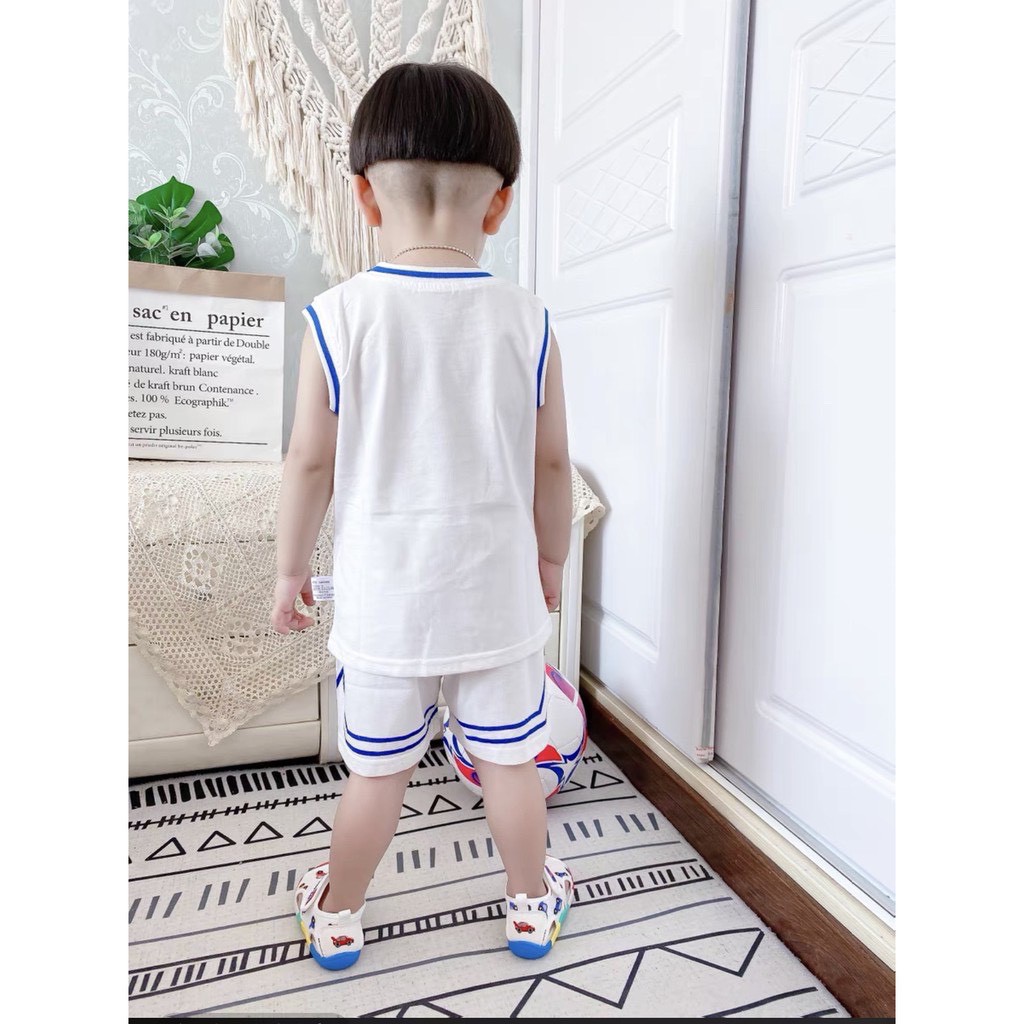 Quần Áo Trẻ Em Bi Kids Thời Trang Cho Bé, Bộ Cộc Tay Thể Thao Số 10 Đáng Yêu Sành Điệu Vải Cotton Thông Hơi 100% Cao Cấp