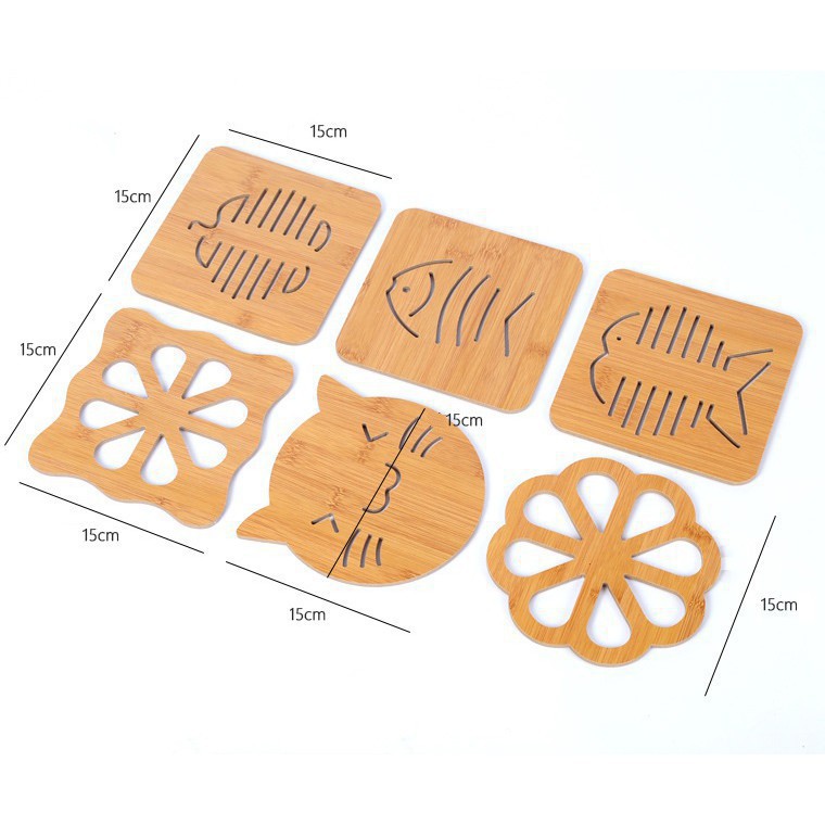 Đế gỗ lót nồi.