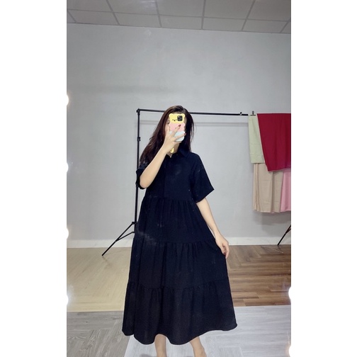 Váy baby doll dáng dài