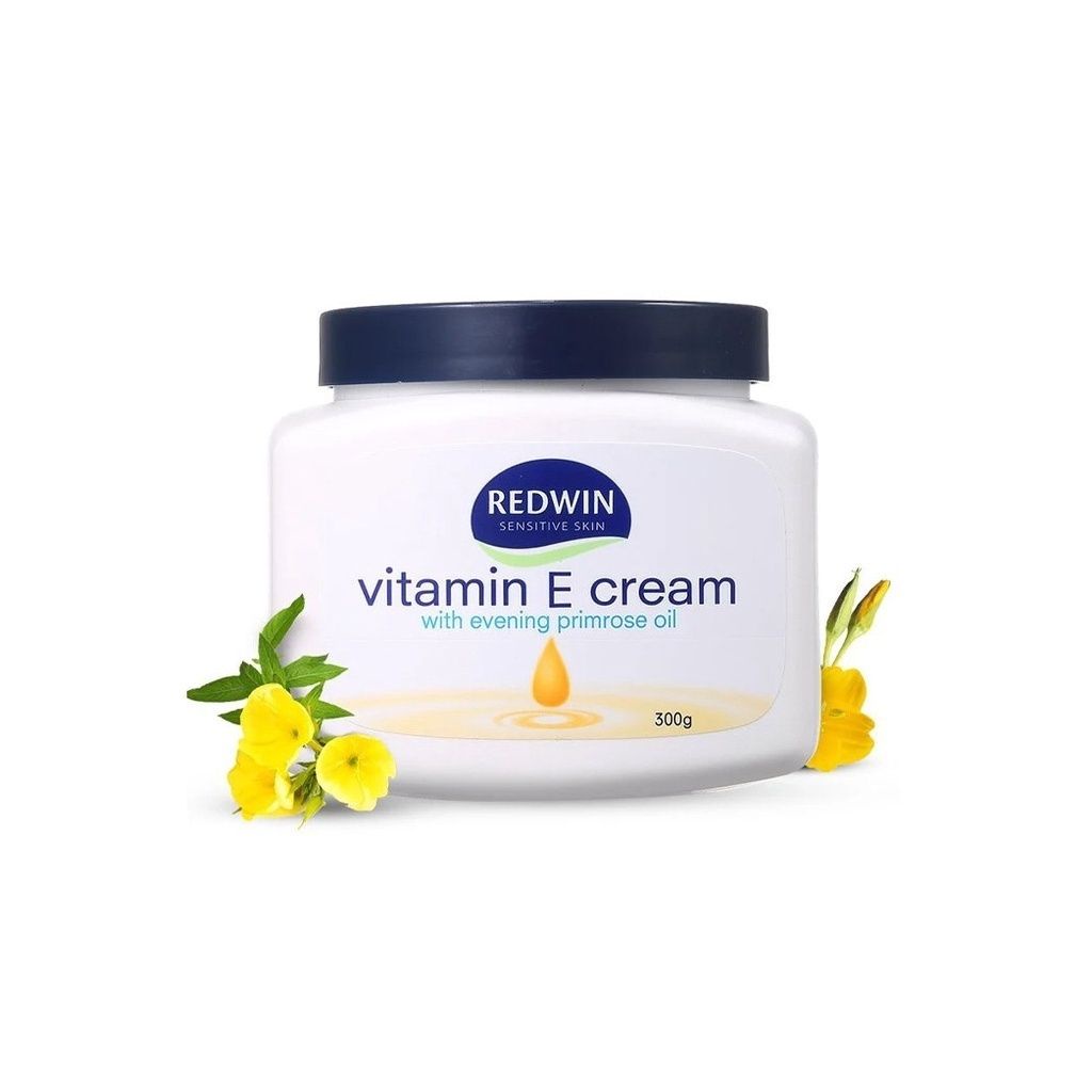 Kem dưỡng da mặt toàn thân REDWIN Vitamin E Cream 300g của úc giúp làn da trắng sáng mịn màng chăm sóc giữ ẩm tự nhiên