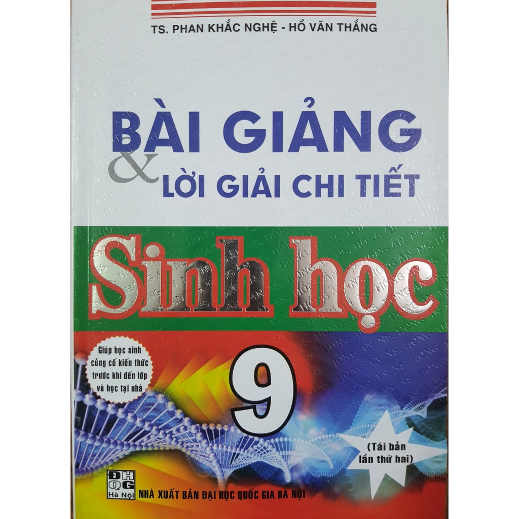 Sách - Bài giảng và lời giải chi tiết Sinh học 9