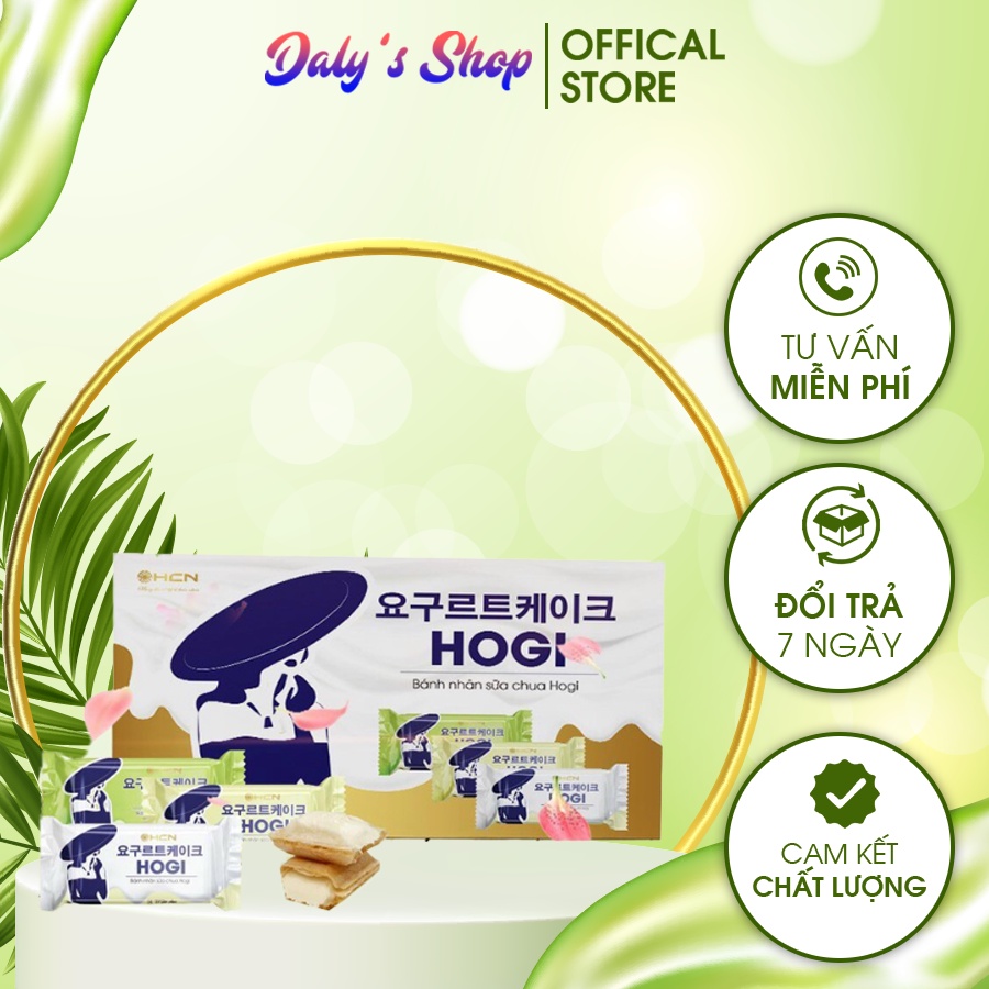 Bánh Sữa Chua HOGI 3 Vị Đặc biệt Sữa Chua, Phô Mai, Dưa Lưới - DT065