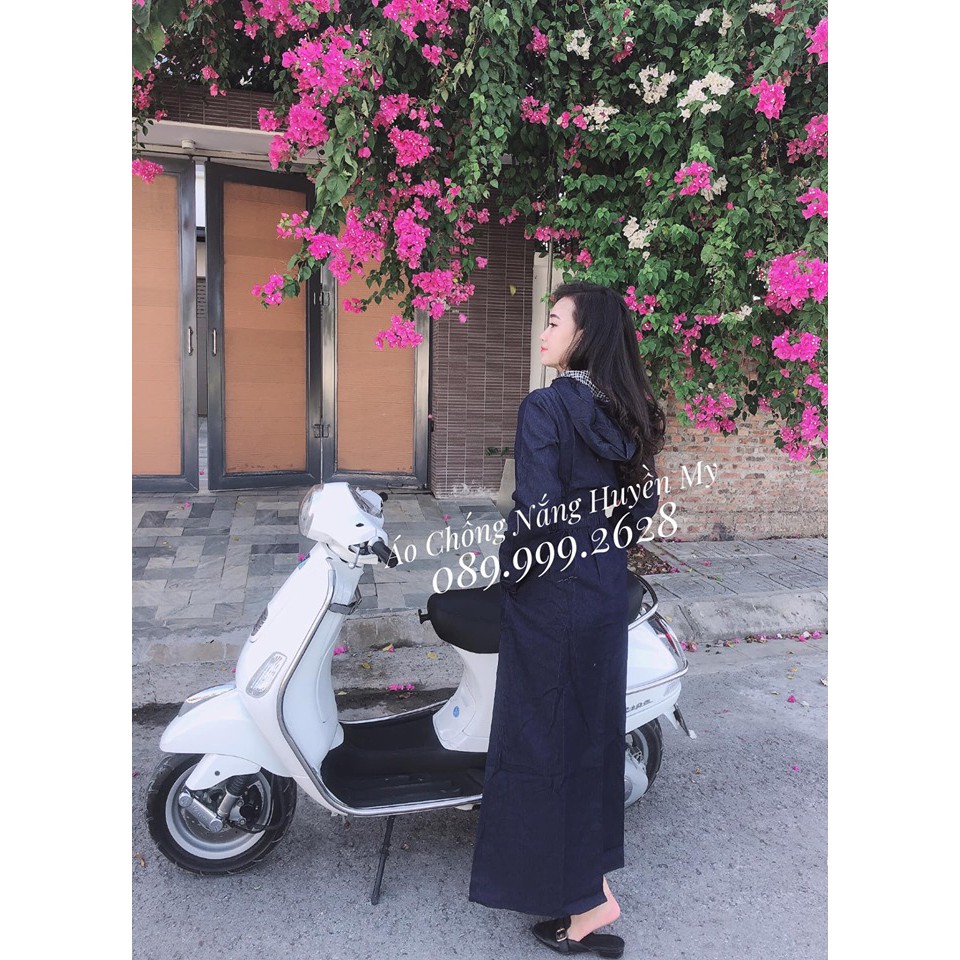 Áo Chống Nắng Toàn Thân Vải Jean - Vải Bò Huyền My Cao Cấp Mặc Cực Sang Chảnh | BigBuy360 - bigbuy360.vn