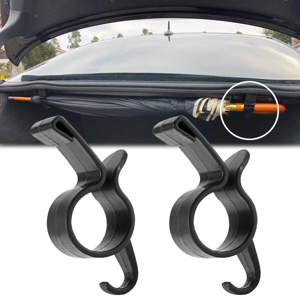 Bộ 2 Móc Treo Dù Gắn Cốp Xe Hơi Tiện Dụng Giá Đỡ