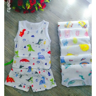 Bộ ba lỗ giấy, sợi tre cho bé