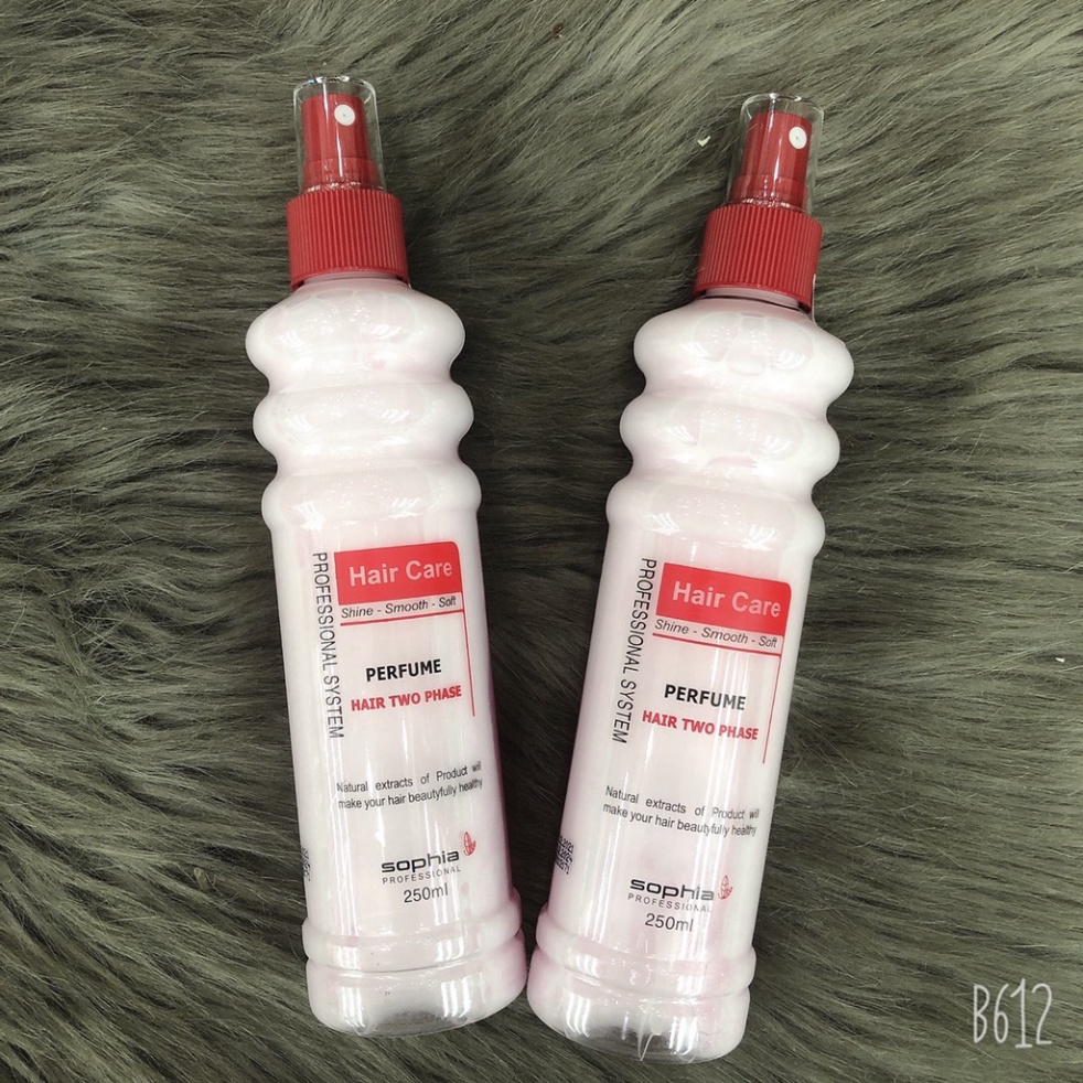 Xịt dưỡng phục hồi tóc hư tổn Sophia hair care perfume hair two phase hương nước hoa 250ml
