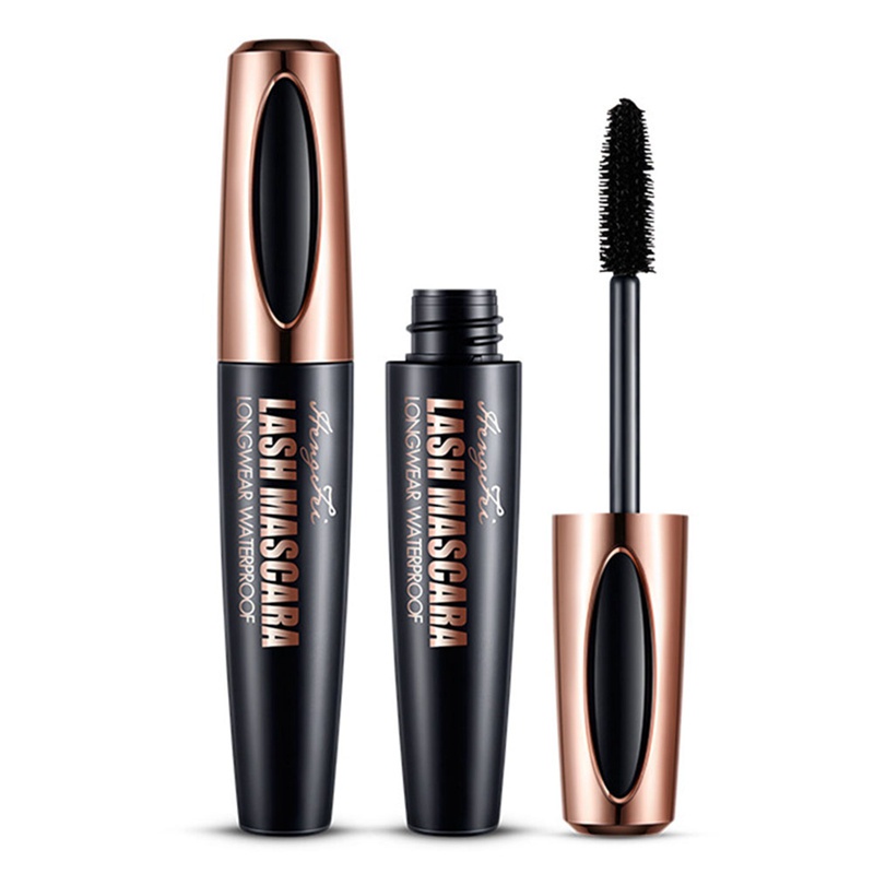 [Hàng mới về] Mascara Sợi Tơ 4d Màu Đen Chuốt Dài Mi Chống Thấm Nước