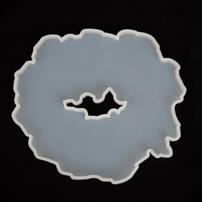 Khuôn Silicone Làm Đế Lót Ly Hình Tròn Cỡ Lớn Tiện Dụng