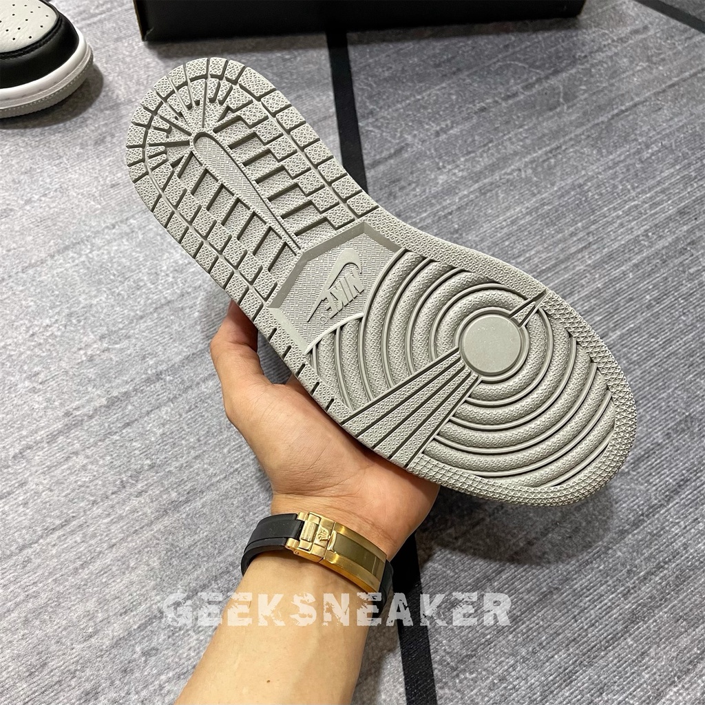 [GeekSneaker] Giày Sneaker Cổ Thấp |  Jordan 1 Low Grey Toe