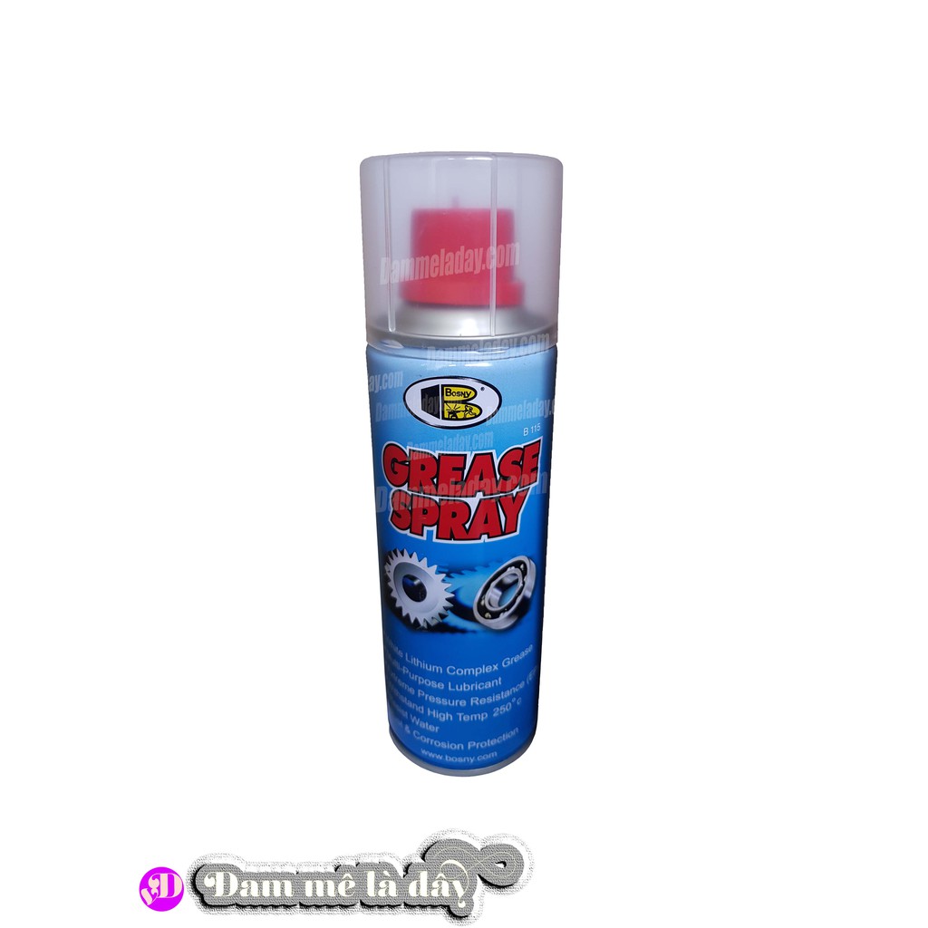 Mỡ bôi trơn dạng xịt Grease Spray Bosny